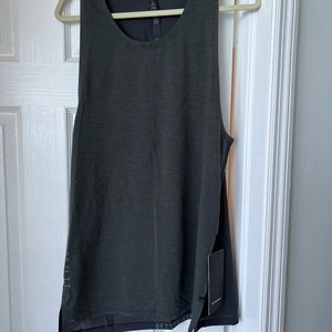 New with tags charcoal grey Lulu lemon Mens tank top.